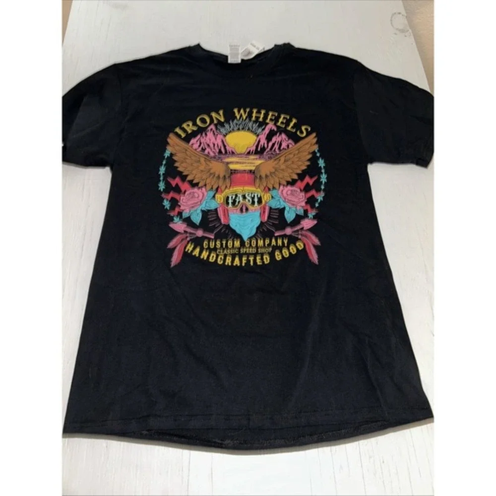 Iron Wheels Tshirt New Medium